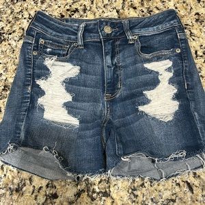 American Eagle Outfitters Next Level Stretch “Hi-Rise Shortie” Shorts
